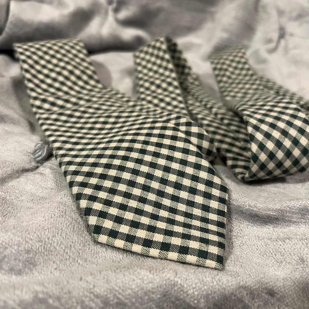 SPREZZA New York Cotton Blend Polyester Dark Green St. Patrick’s Day Tie